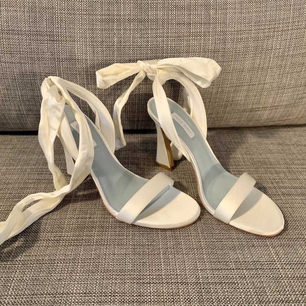 Nine West Kelsie heels 7M in Ivory